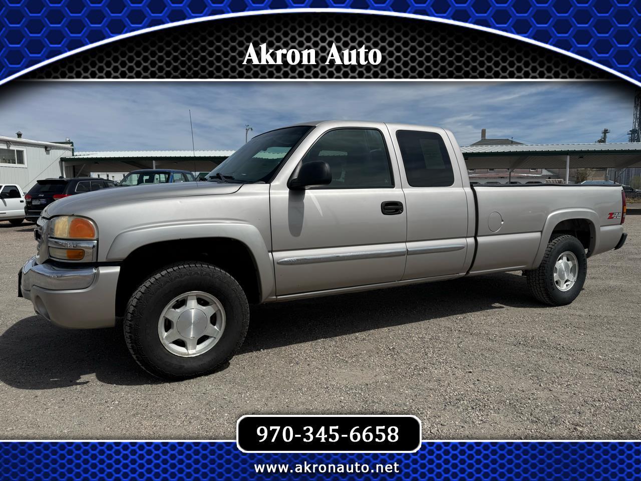 GMC Sierra 1500 SLE Ext. Cab Long Bed 4WD 2004