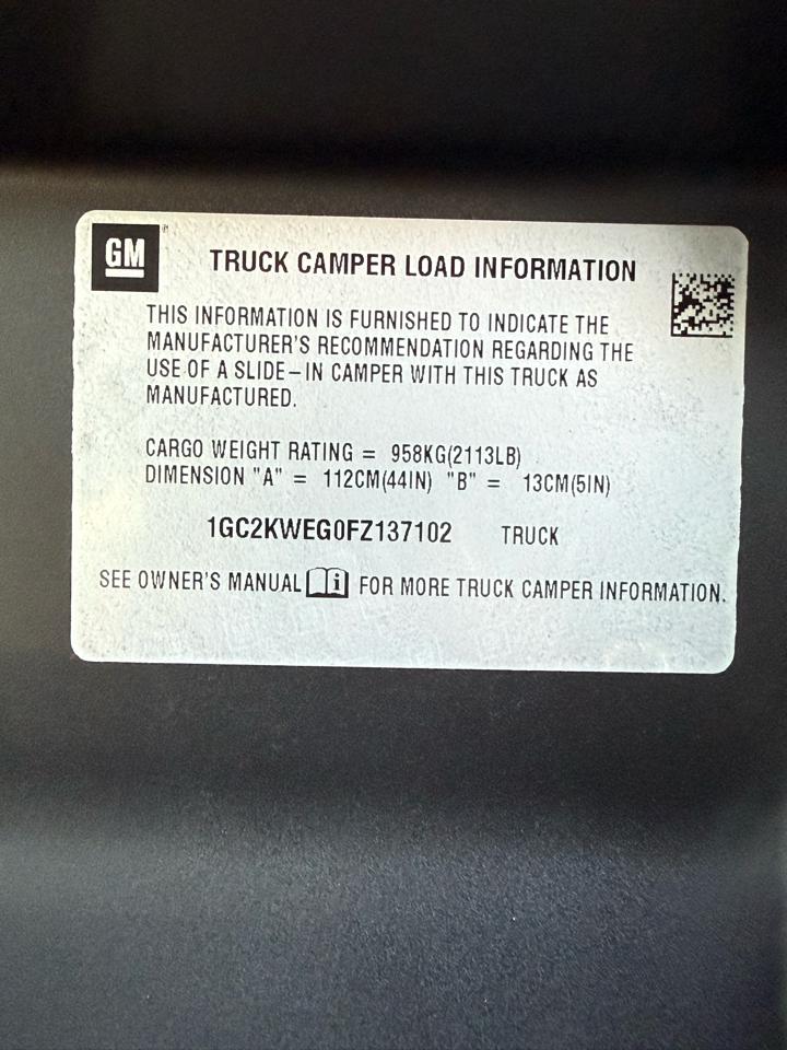 Chevrolet Silverado 2500HD LTZ Double Cab Short Box 4WD 2015