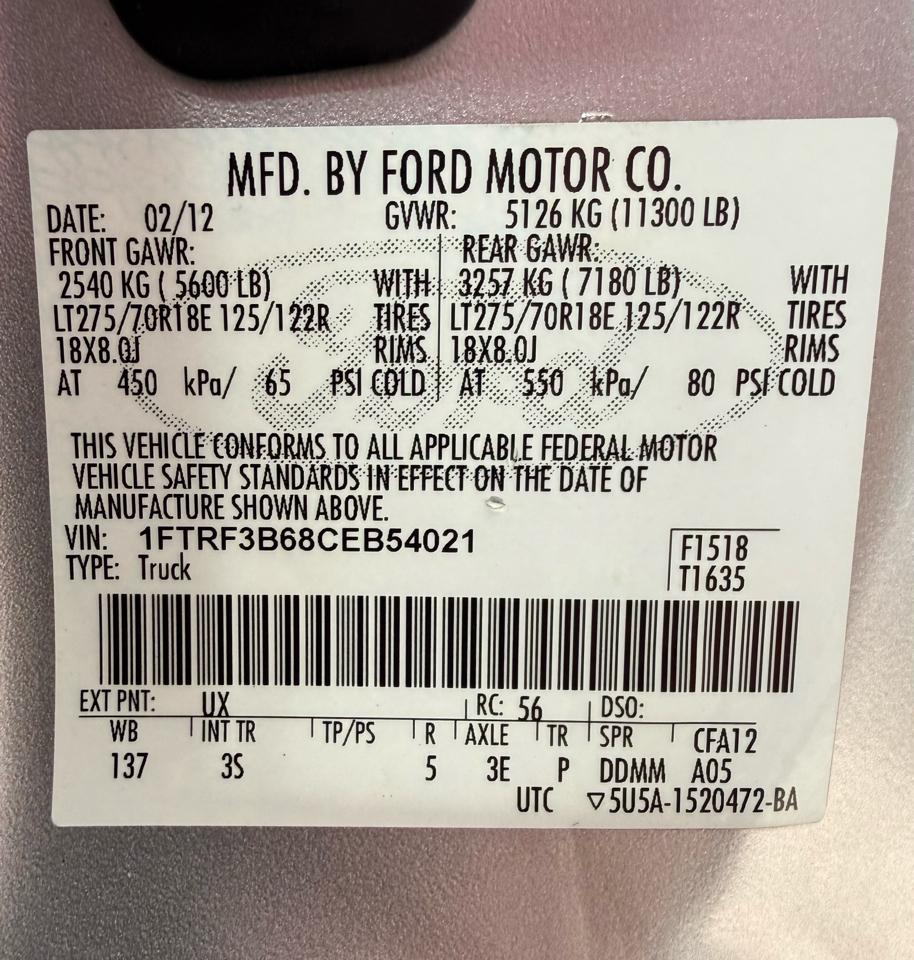 Ford F-350 SD XL 4WD 2012