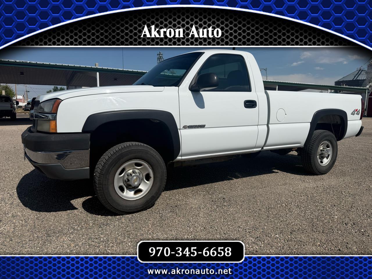 Chevrolet Silverado 2500HD Work Truck Long Bed 4WD 2004