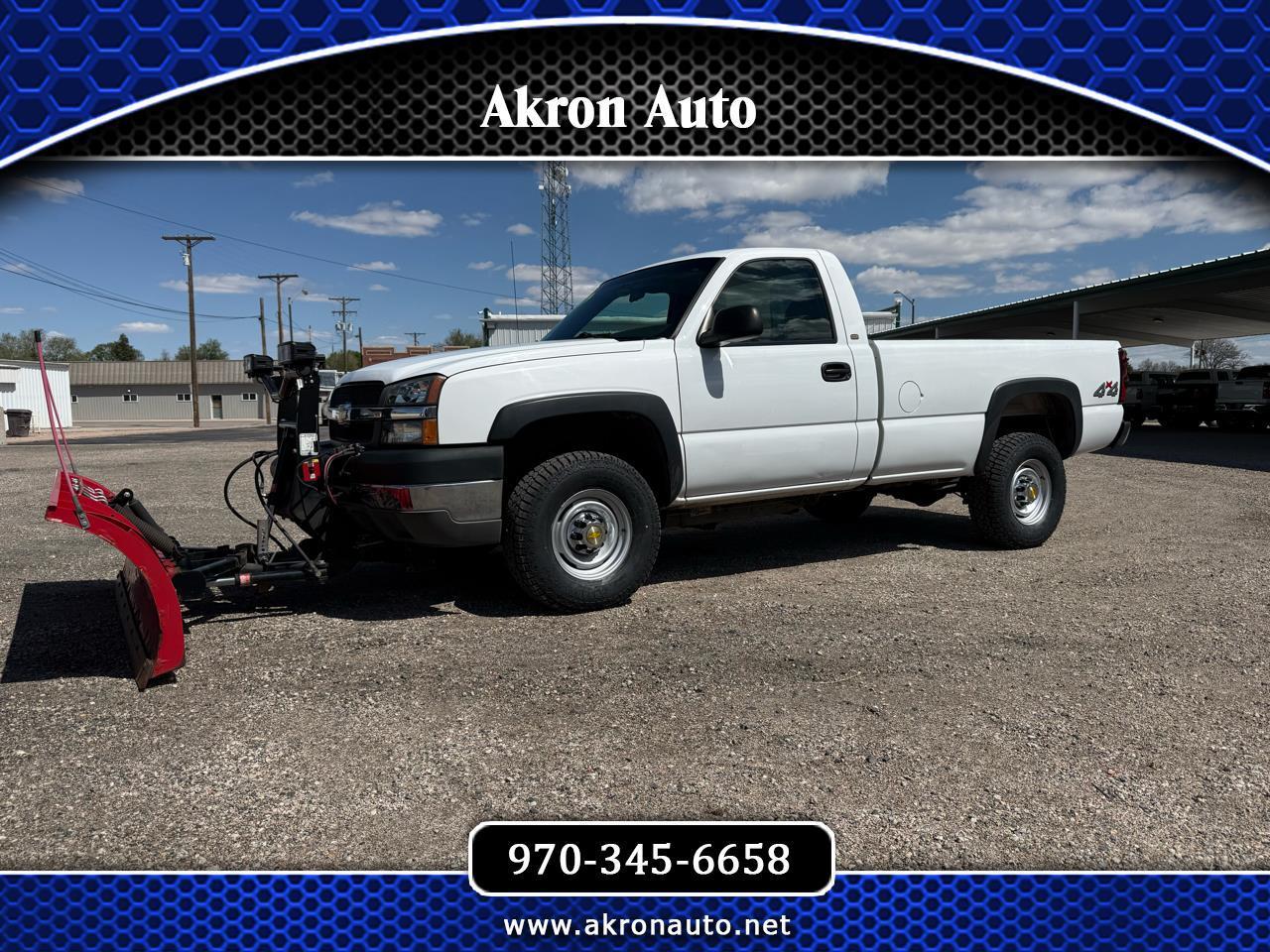 Chevrolet Silverado 2500HD Work Truck Long Bed 4WD 2004