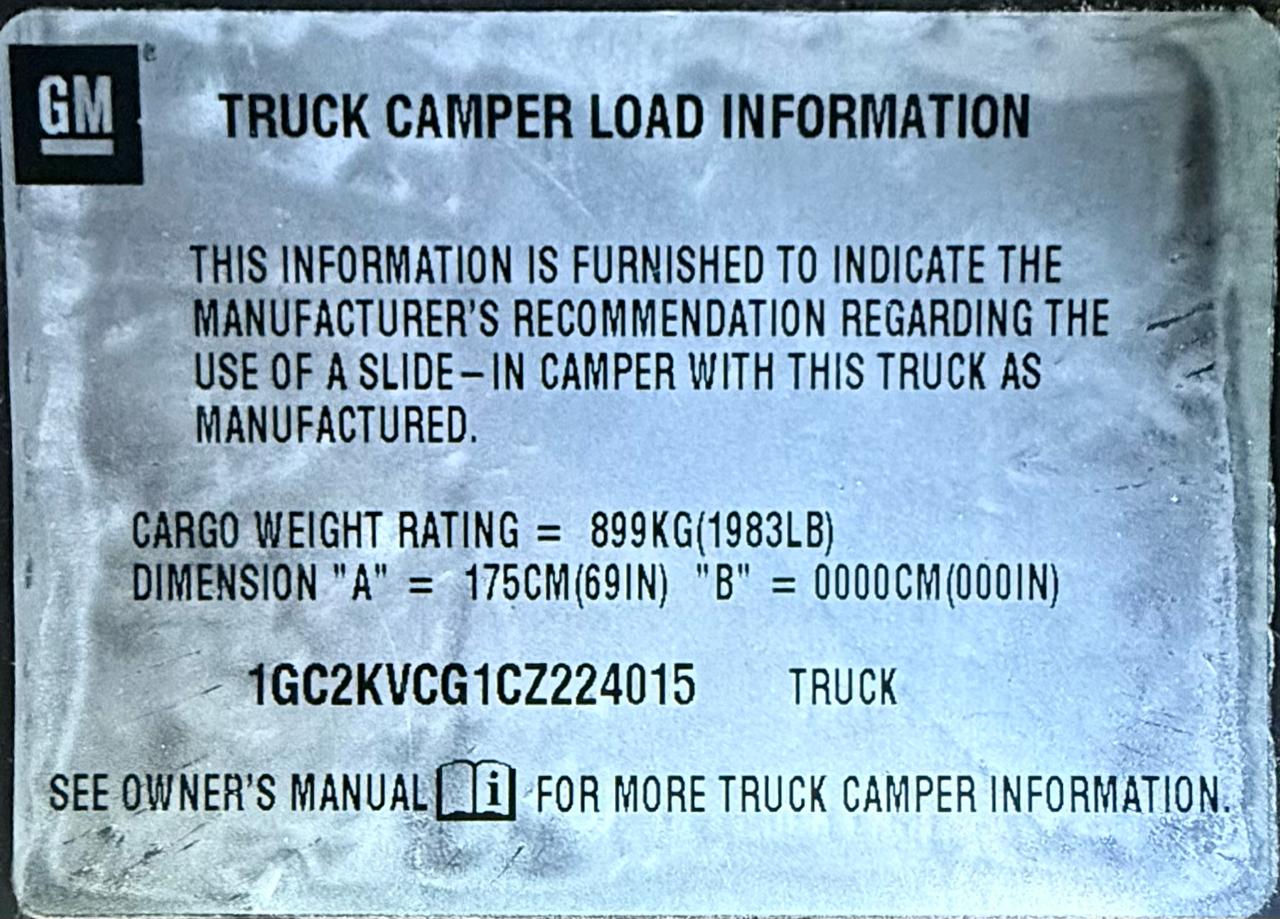 Chevrolet Silverado 2500HD Work Truck Ext. Cab 4WD 2012