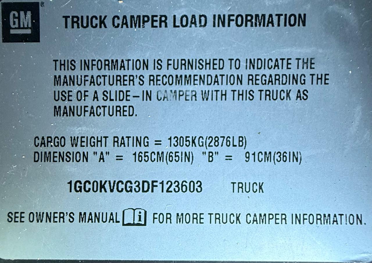 Chevrolet Silverado 2500HD Work Truck Long Box 4WD 2013