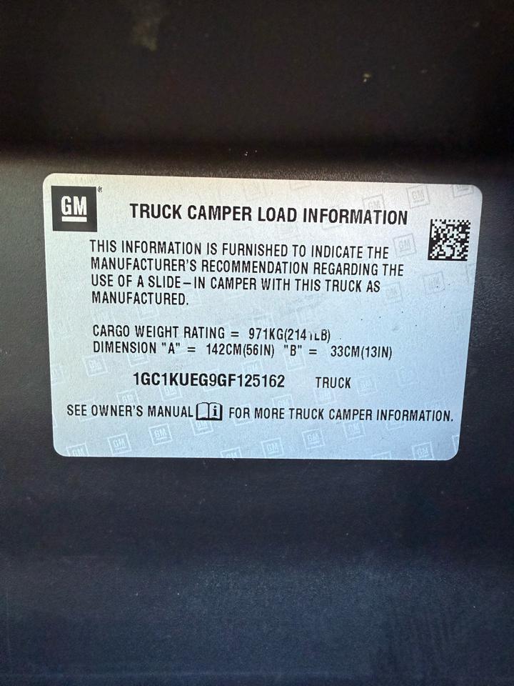 Chevrolet Silverado 2500HD Work Truck Crew Cab 4WD 2016