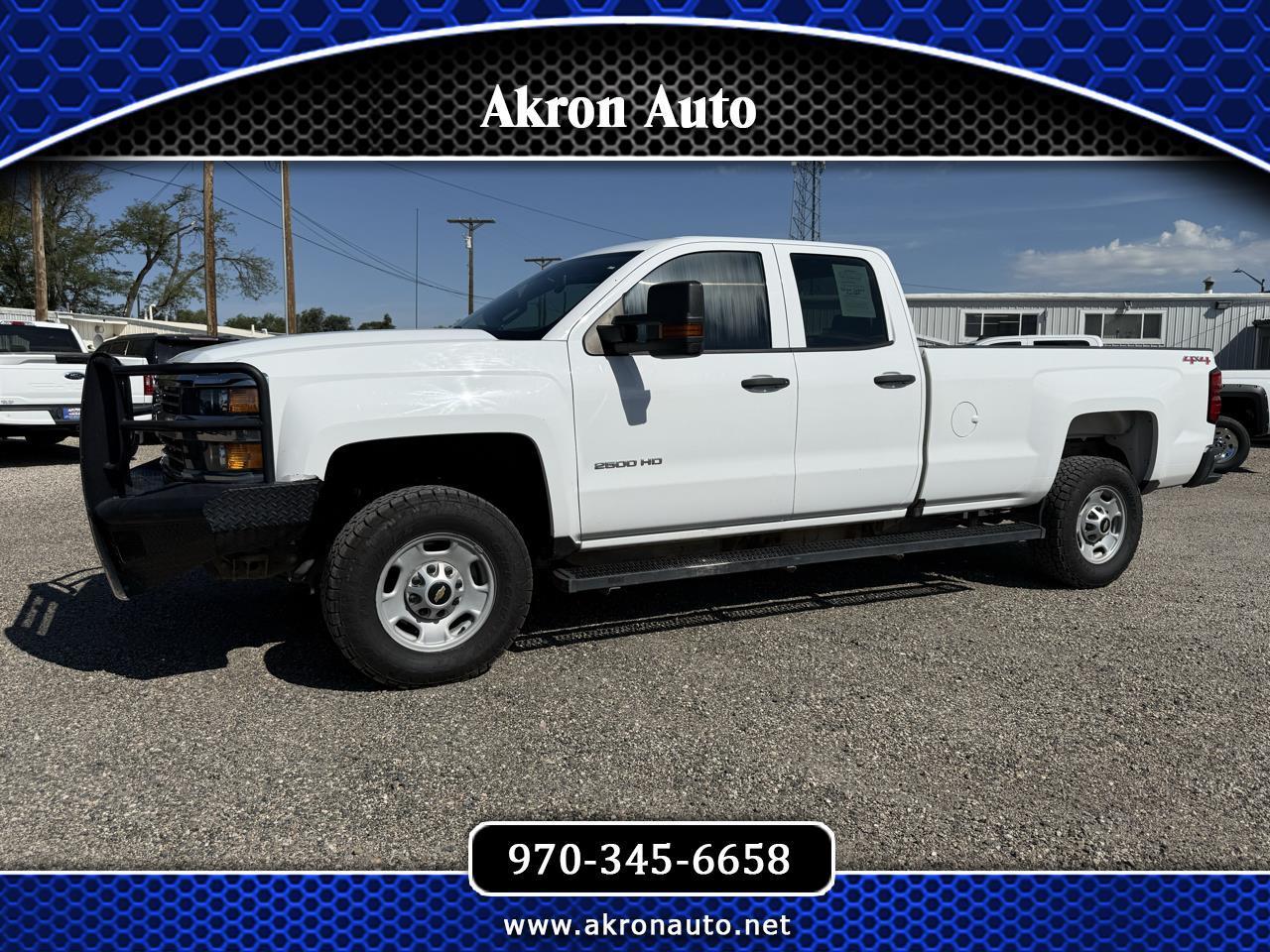 Chevrolet Silverado 2500HD Work Truck Double Cab Long Box 4WD 2017