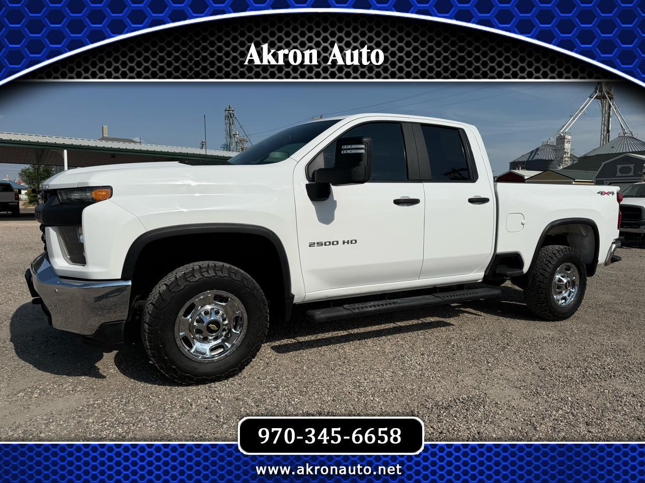 Chevrolet Silverado 2500HD Work Truck Double Cab Short Box 4WD 2020