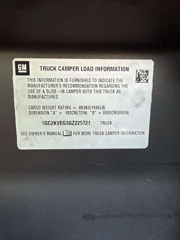 Chevrolet Silverado 2500HD LT Double Cab 4WD 2016