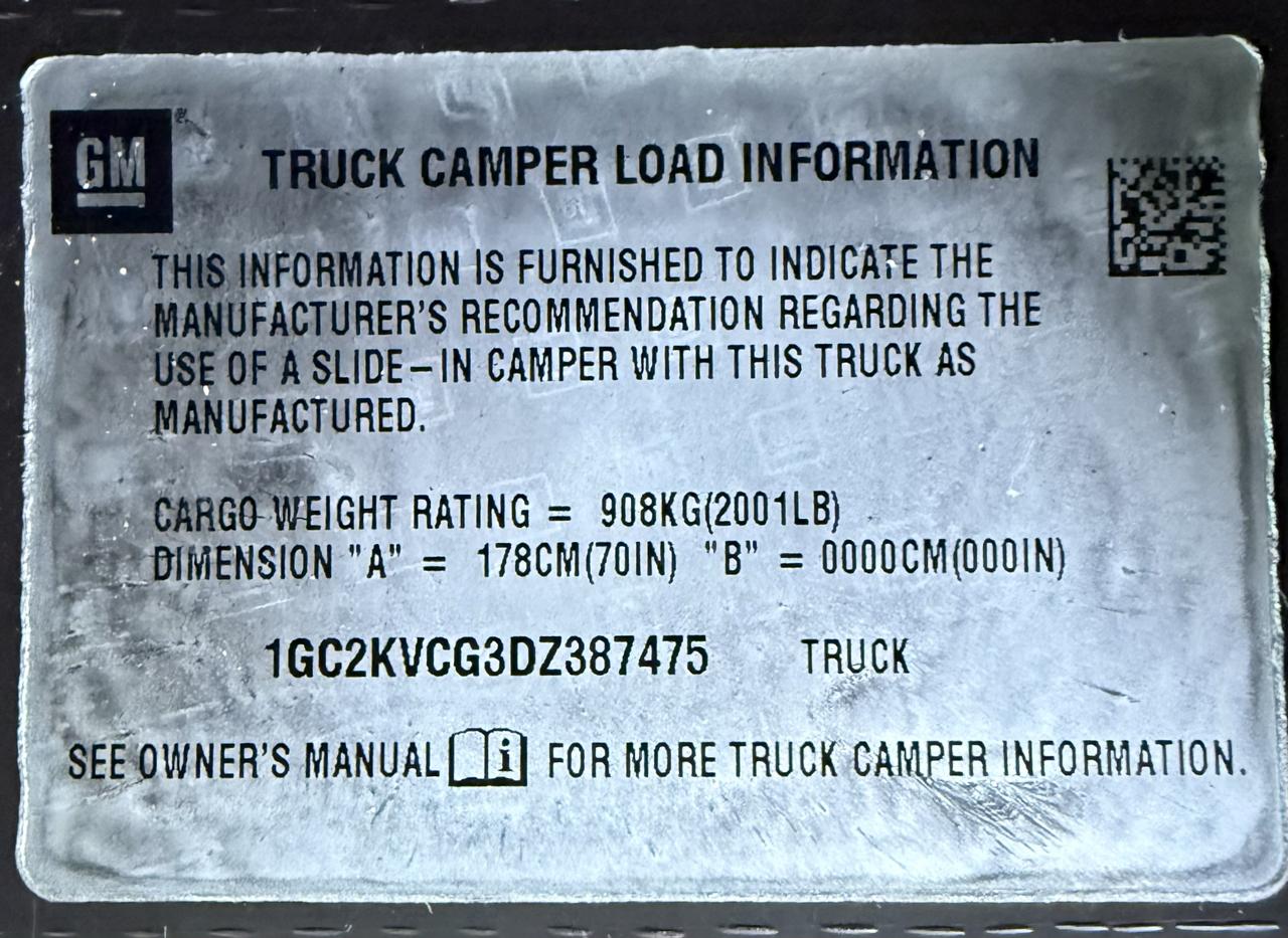 Chevrolet Silverado 2500HD Work Truck Ext. Cab 4WD 2013
