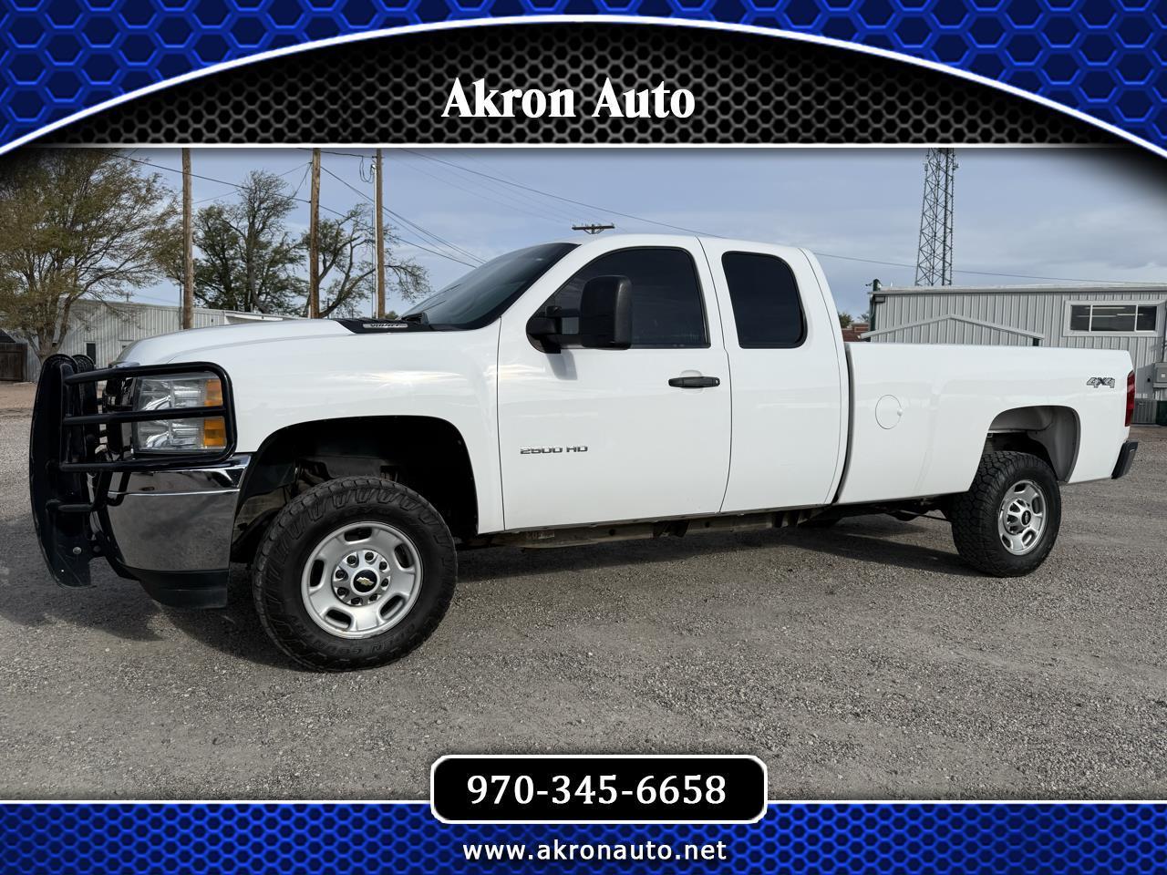 Chevrolet Silverado 2500HD 4WD Ext Cab 158.2" Work Truck 2012