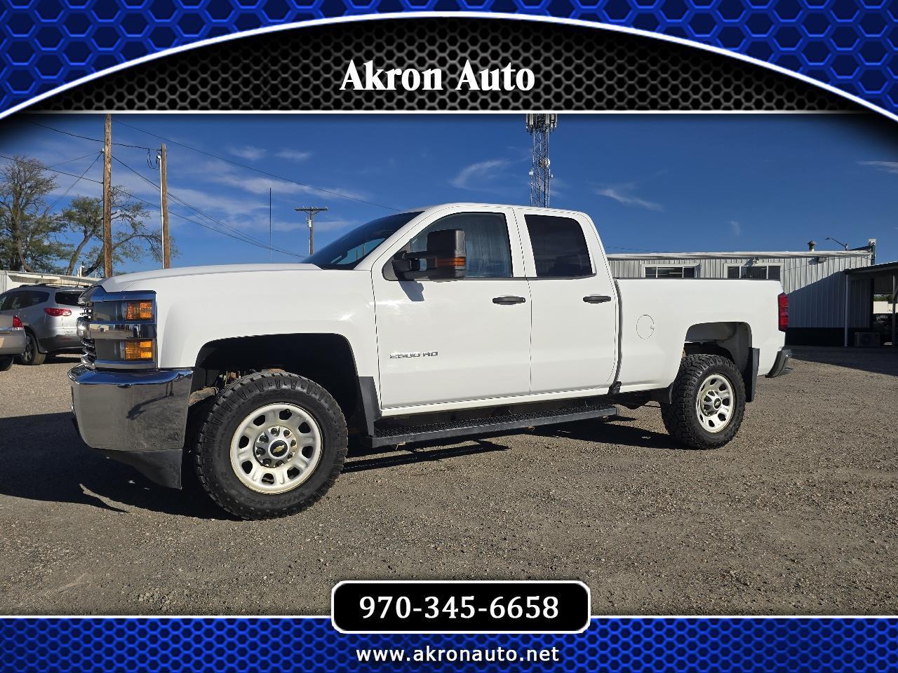 Chevrolet Silverado 2500HD Work Truck Double Cab Short Box 4WD 2017