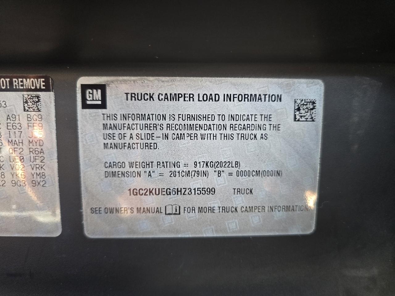 Chevrolet Silverado 2500HD Work Truck Double Cab Short Box 4WD 2017