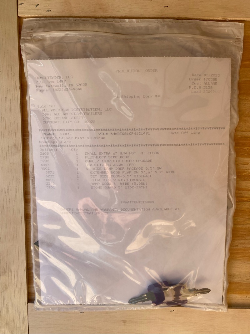 Homesteader 508CS  2023