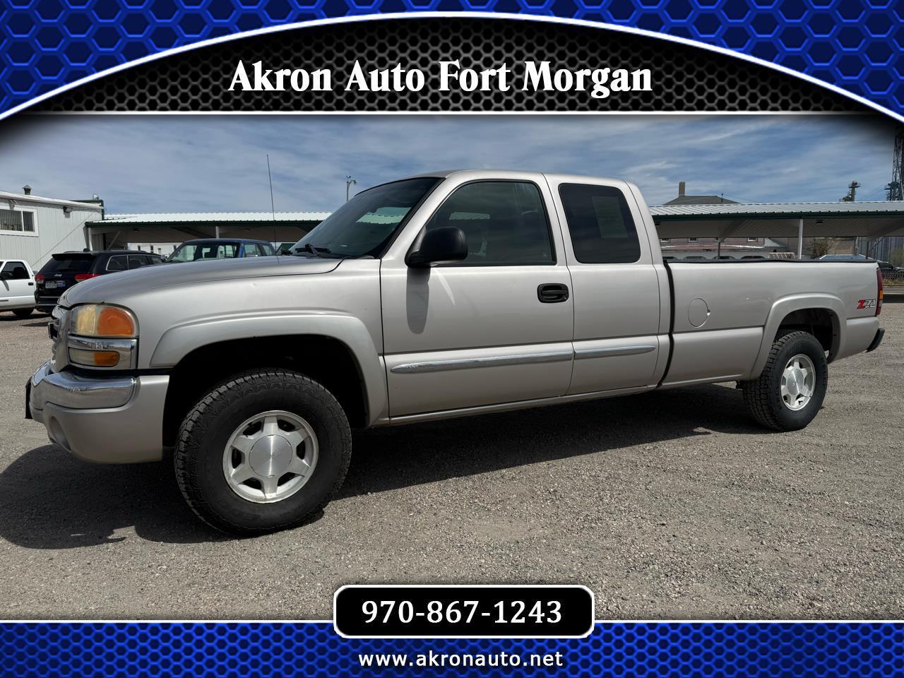 2004 GMC Sierra 1500 SLE Ext. Cab Long Bed 4WD
