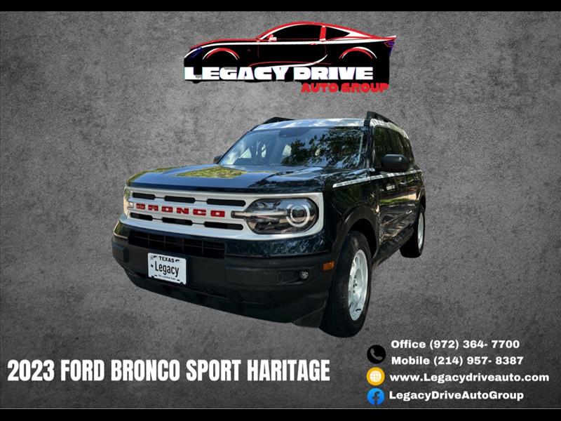Ford Bronco Sport Heritage Limited 2023 Ford Bronco Sport Heritage Limited 2023