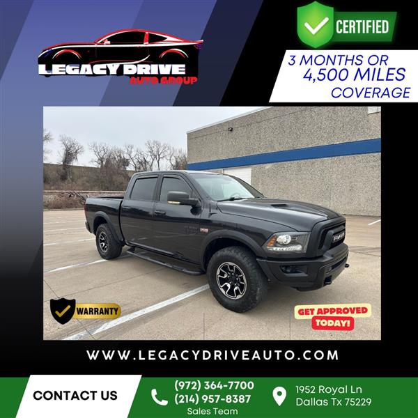 RAM 1500 Rebel Crew Cab SWB 4WD 2016