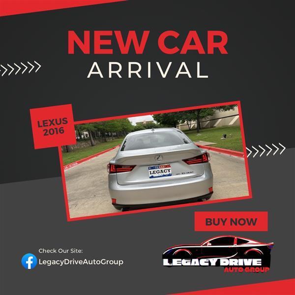 Lexus IS 300 AWD 2016