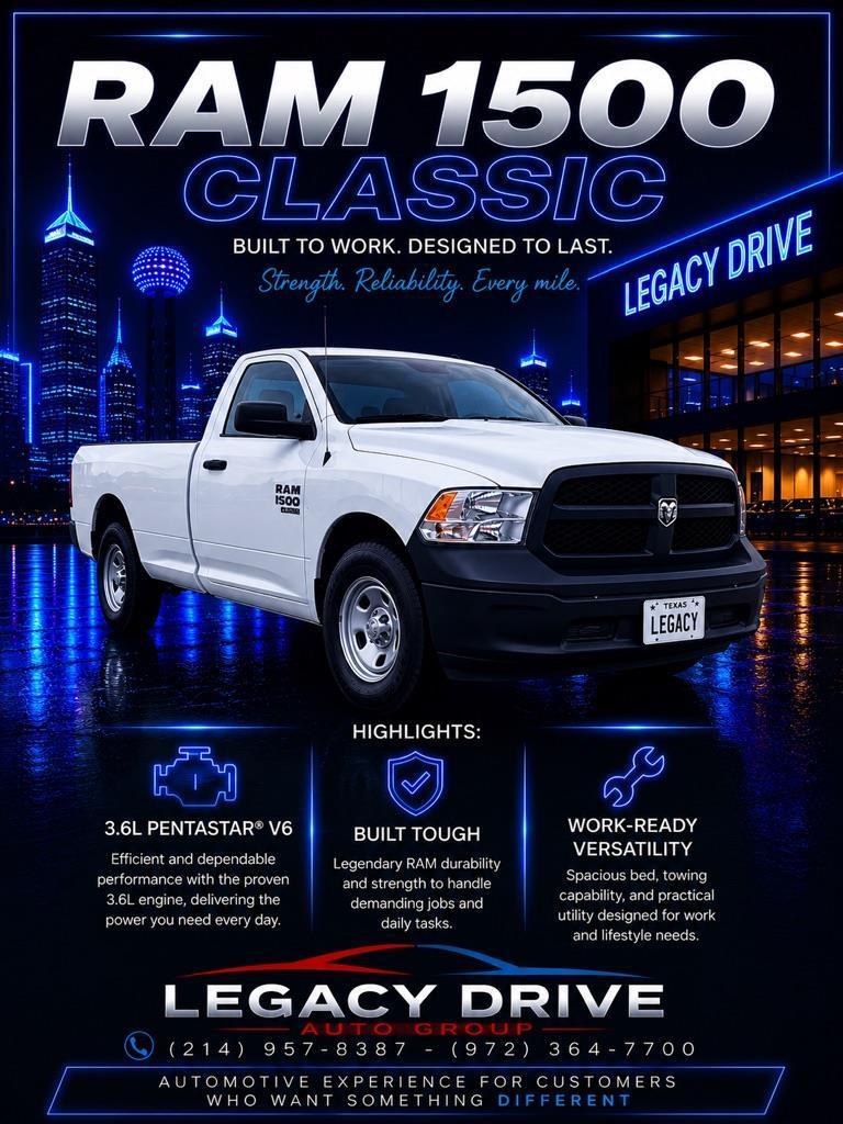 RAM 1500 Classic Tradesman Regular Cab LWB 2WD 2023