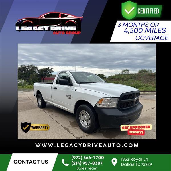 RAM 1500 Classic Tradesman Regular Cab LWB 2WD 2023