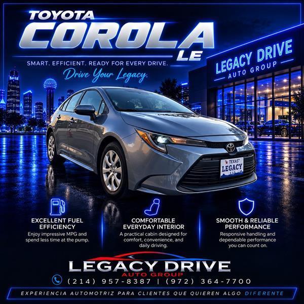 Toyota Corolla LE 2026