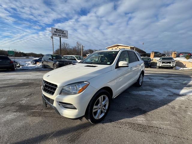 White 2015 Mercedes-Benz M-Class ML 350 4MATIC SUV / Crossover All-Wheel Drive Automatic