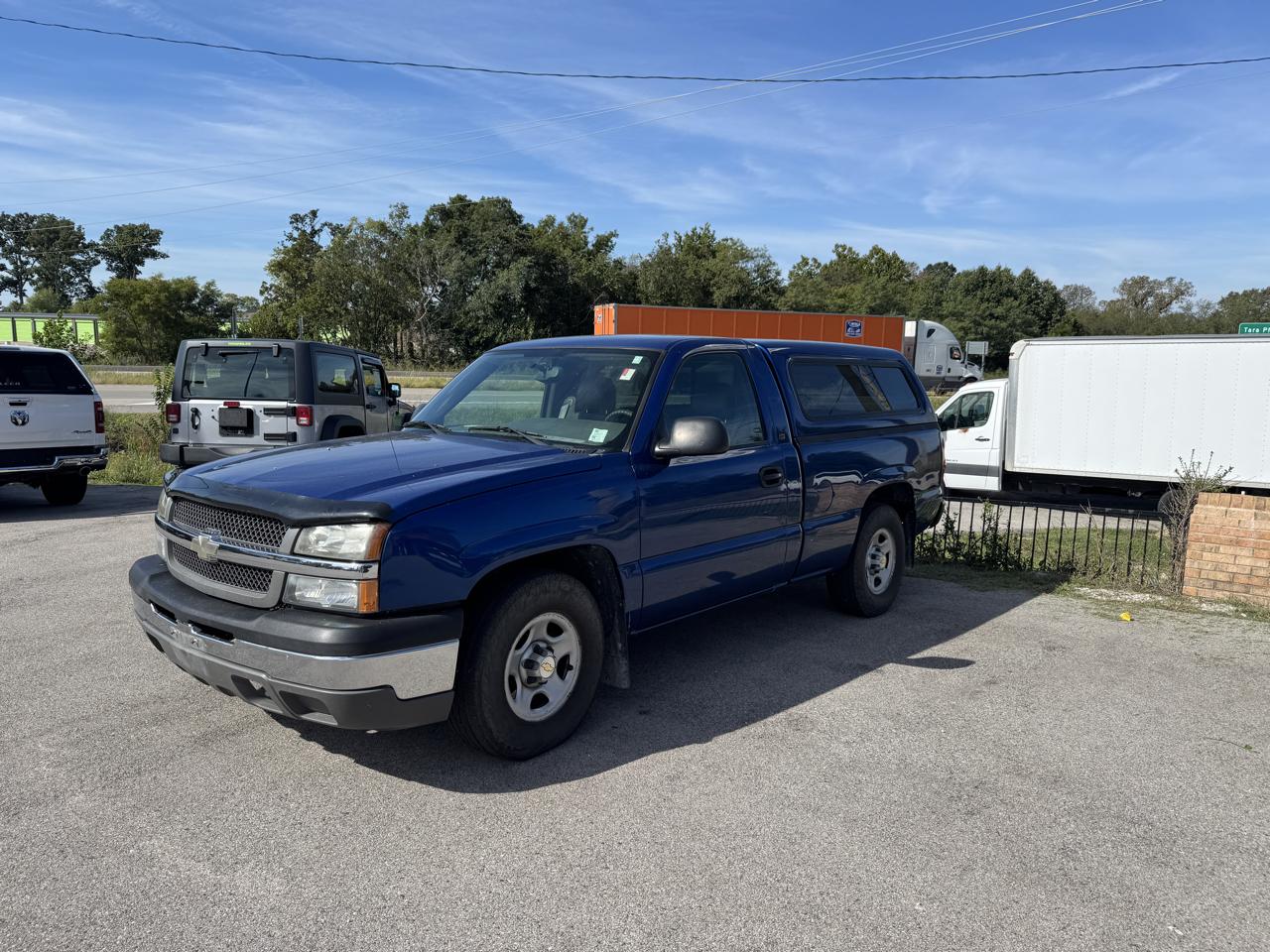 Blue 2004 Chevrolet Silverado 1500 Pickup Truck Rear-Wheel Drive Automatic
