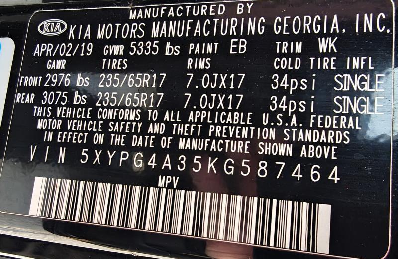 Kia Sorento LX 2WD 2019