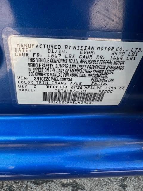 Nissan Versa Note SV 2014