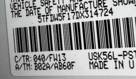 Toyota Tundra Tundra-Grade CrewMax 5.7L FFV 4WD 2013
