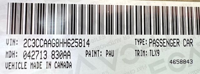 Chrysler 300 Limited RWD 2017