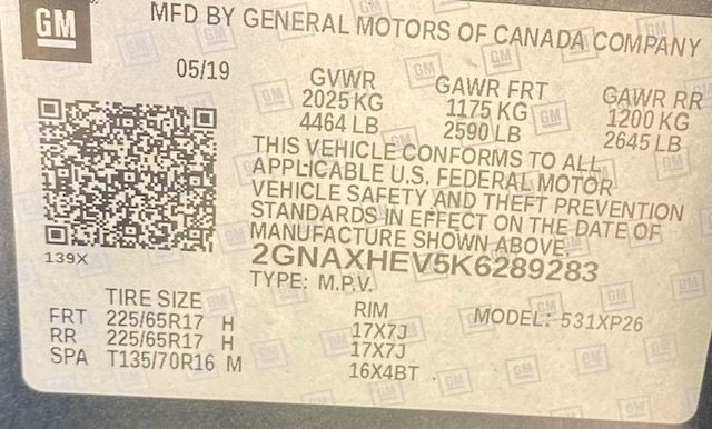 Chevrolet Equinox LS 2WD 2019
