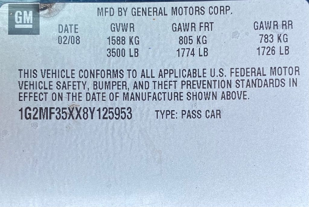 Pontiac Solstice GXP 2008