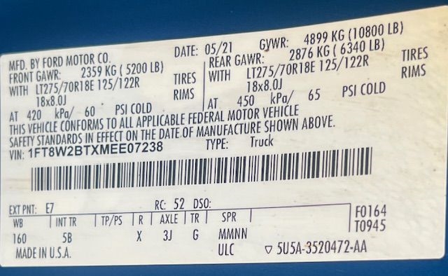 Ford F-250 SD Platinum Crew Cab 4WD 2021