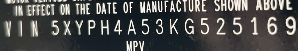 Kia Sorento EX V6 2WD 2019