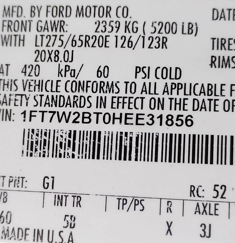 Ford F-250 SD King Ranch Crew Cab 4WD 2017