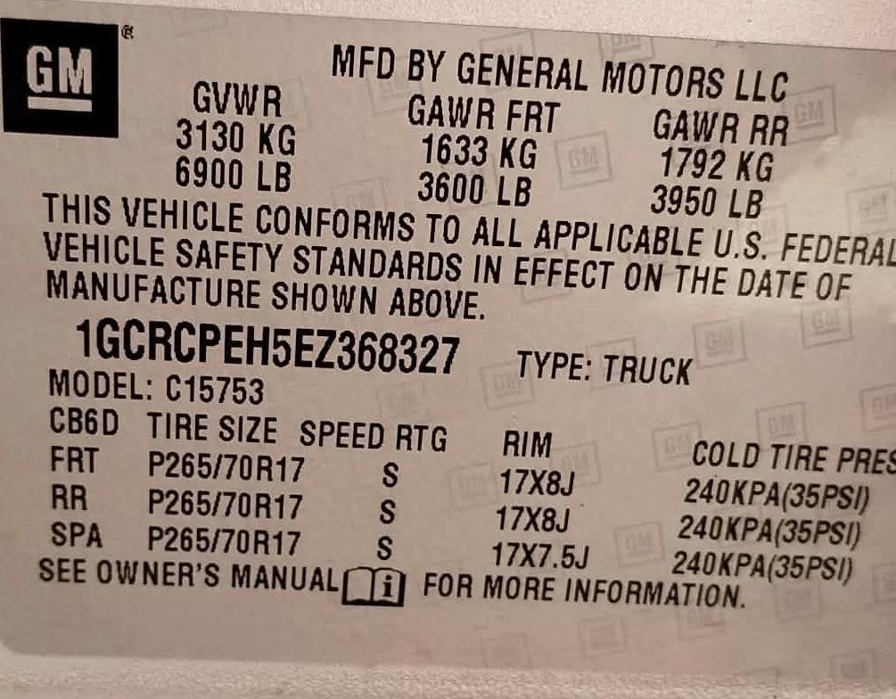 Chevrolet Silverado 1500 Work Truck 1WT Double Cab 2WD 2014
