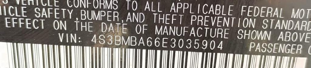 Subaru Legacy 2.5i 2014