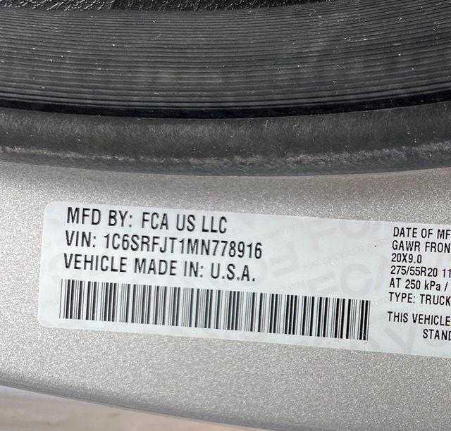 RAM 1500 Laramie Crew Cab SWB 4WD 2021
