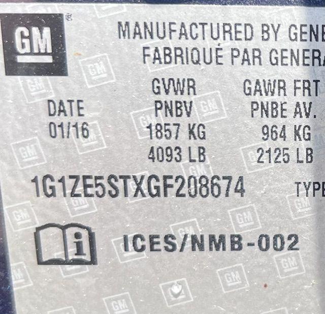 Chevrolet Malibu 1LT 2016