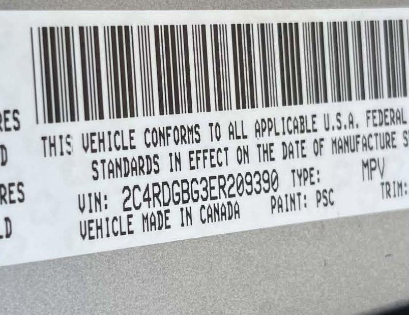 Dodge Grand Caravan SE 2014