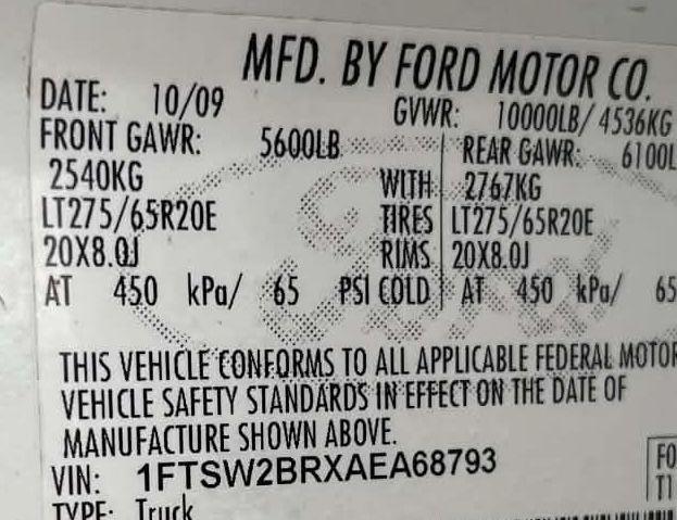 Ford F-250 SD Cabela Crew Cab 4WD 2010
