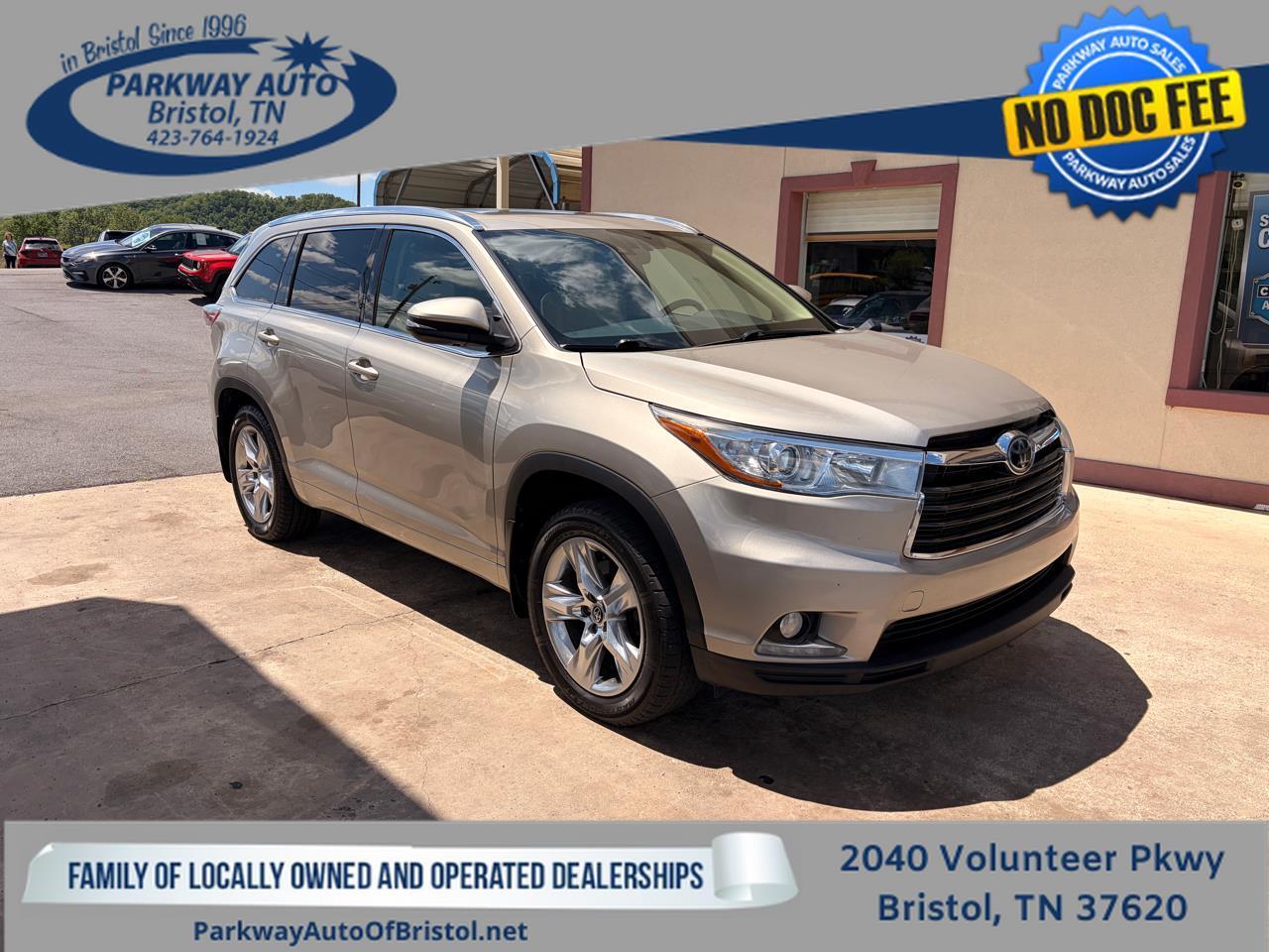 Toyota Highlander Limited AWD V6 2016