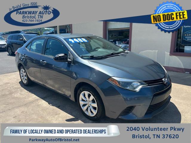 Gray 2014 Toyota Corolla LE Sedan Front-Wheel Drive Automatic