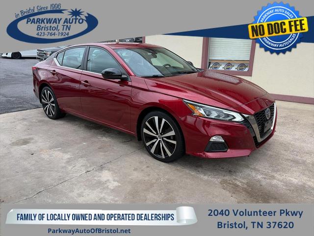Red 2020 Nissan Altima Sedan All-Wheel Drive Continuously Variable Transmission