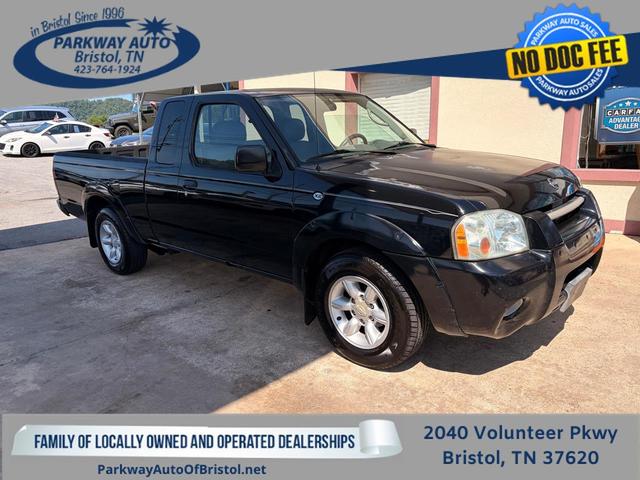Black 2002 Nissan Frontier Pickup Truck Rear-Wheel Drive Automatic