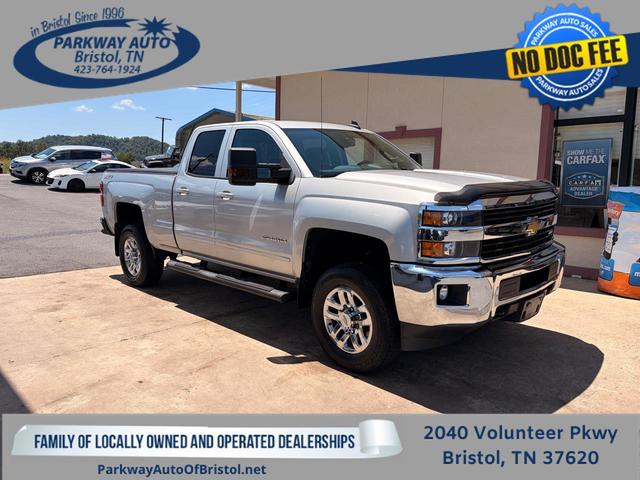 Silver 2015 Chevrolet Silverado 2500HD Pickup Truck Four-Wheel Drive Automatic
