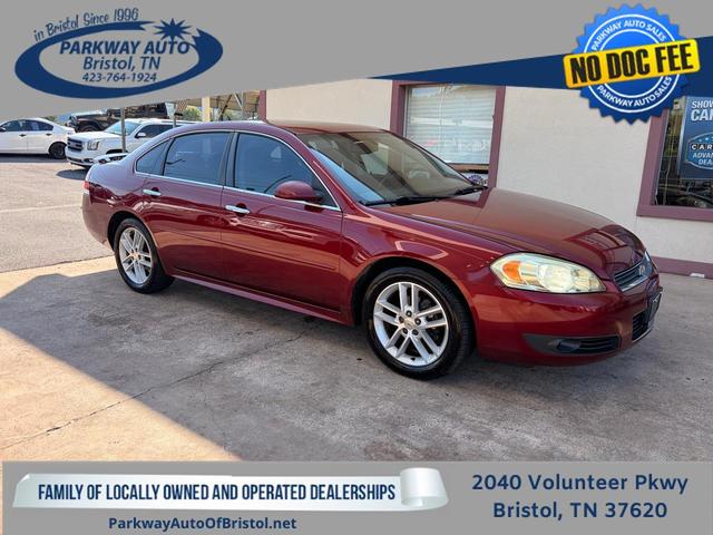 Red 2010 Chevrolet Impala Sedan Front-Wheel Drive Automatic