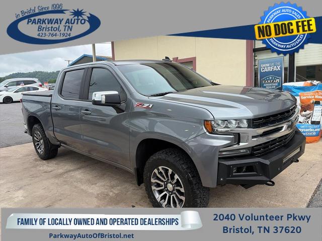 Gray 2019 Chevrolet Silverado 1500 Pickup Truck Four-Wheel Drive Automatic