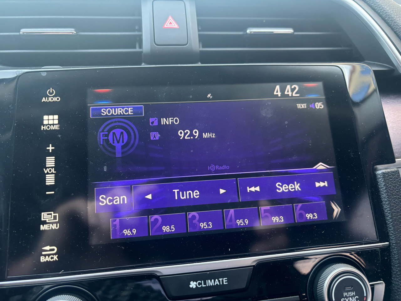 Honda Civic EX-TL Sedan CVT 2018