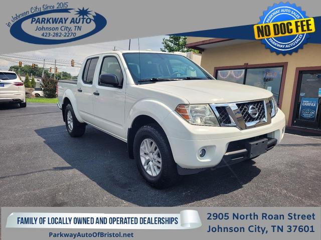 White 2016 Nissan Frontier Pickup Truck Four-Wheel Drive Automatic