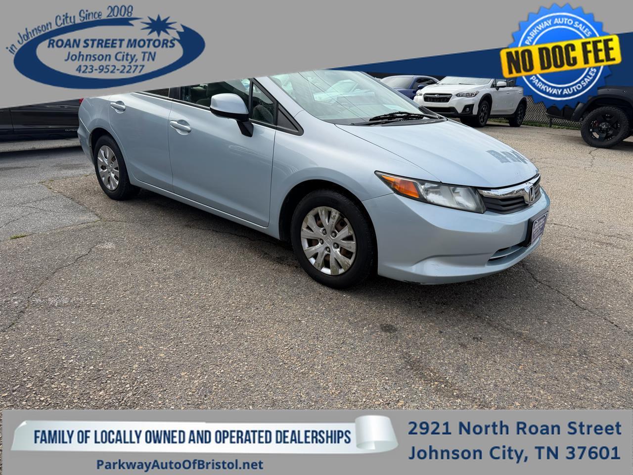 2012 Honda Civic LX Sedan 5-Speed AT
